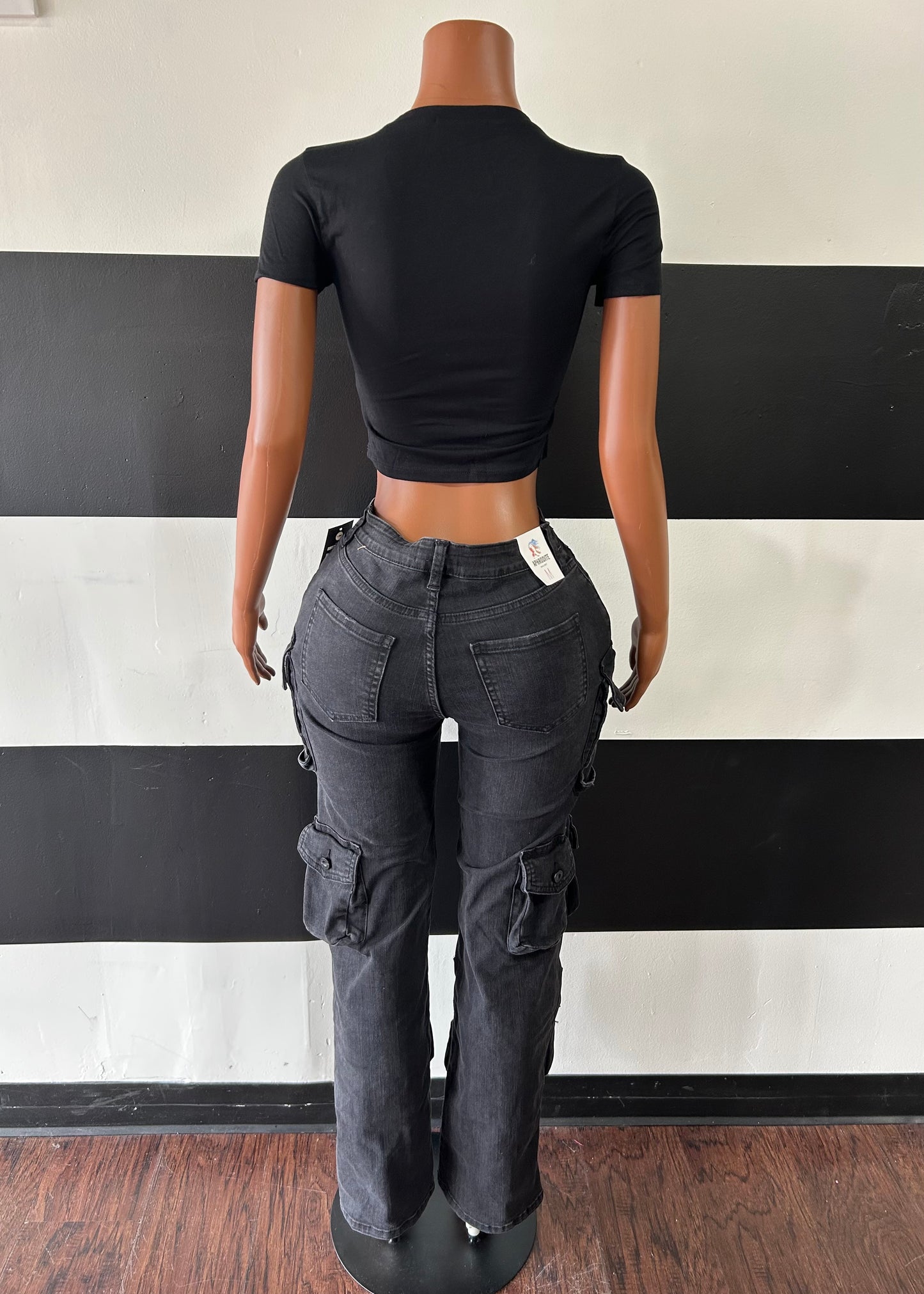 Jagged Cargo Jeans