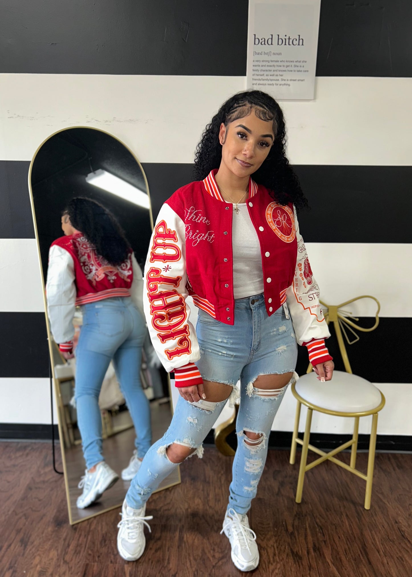 Illuminate Varsity Jacket