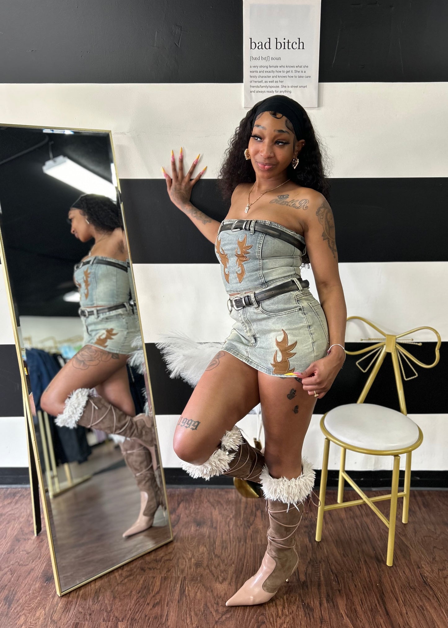 Western Skirt Set